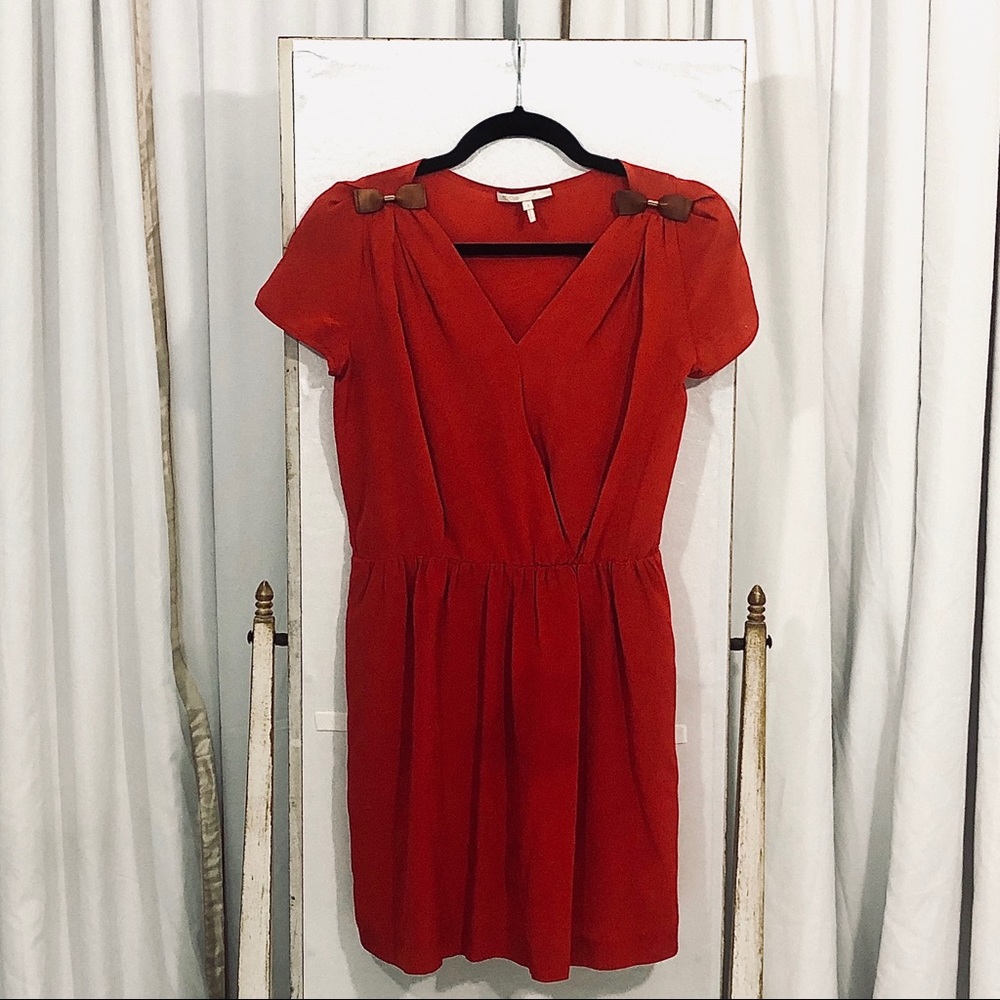 Maje red dress
